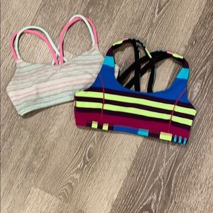 Two Girls Ivivva Sports Bras Size 6